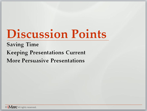 Calgary business-to-business (B2B) marketing sales presentation, PowerPoint tip - agenda